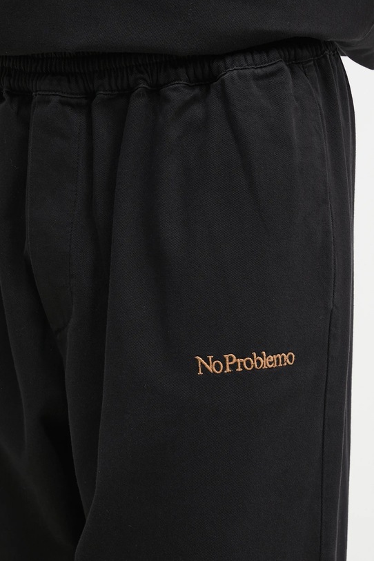 No Problemo pamut nadrág Mini Problemo Work Pant - Twill NP3011403 fekete