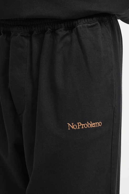 No Problemo pamut nadrág Mini Problemo Work Pant - Twill NP3011403 fekete
