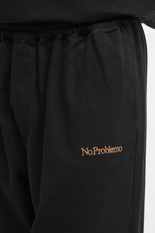Хлопковые брюки No Problemo Mini Problemo Work Pant - Twill NP3011403 чёрный