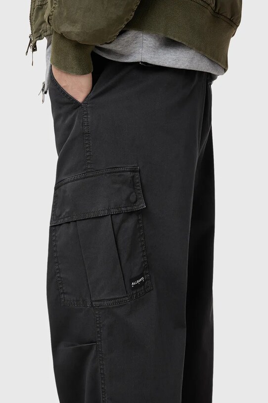 Odzież AllSaints spodnie FLYNN M017TC czarny