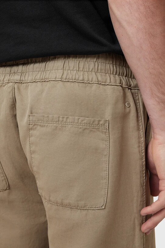 AllSaints pantaloni din amestec de in HANBURY bej M038TC