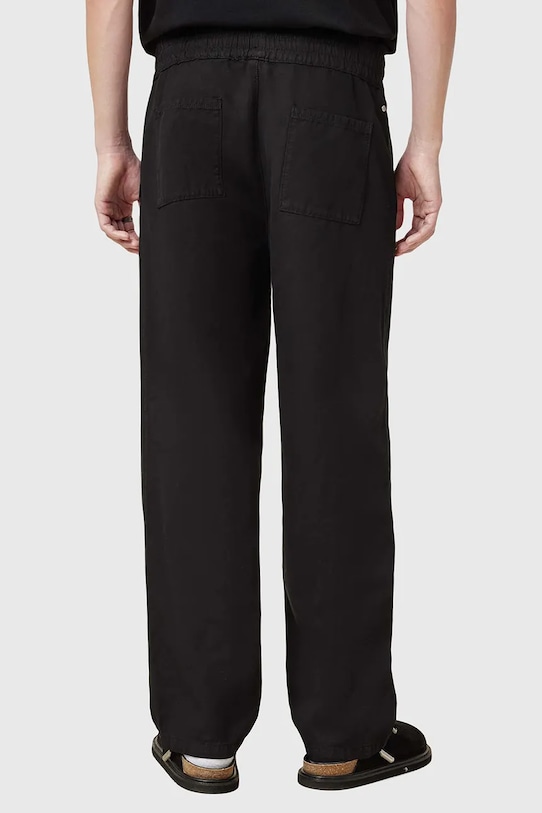 AllSaints pantaloni din amestec de in HANBURY M038TC negru