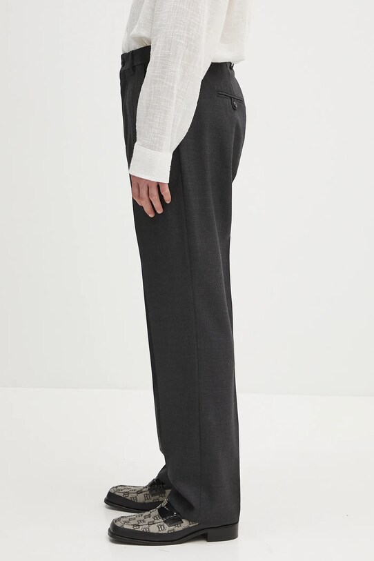 Our Legacy spodnie wełniane Chino 22 M2254CP czarny SS25