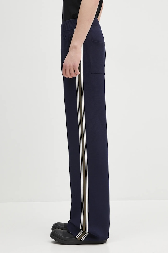 Wales Bonner pantaloni tuta Tide Track US25KN35.KN05.599 blu navy SS25