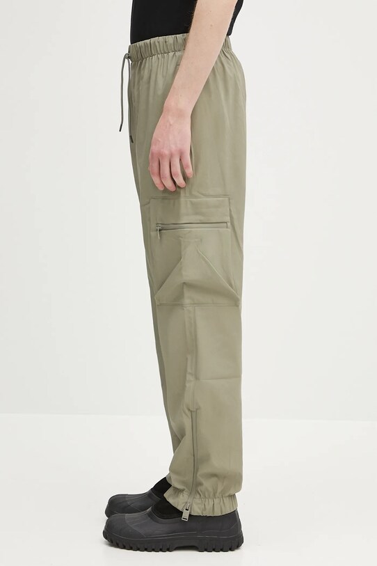 Брюки Rains Cargo Rain Pants Regular W3 18850.108 зелёный SS25