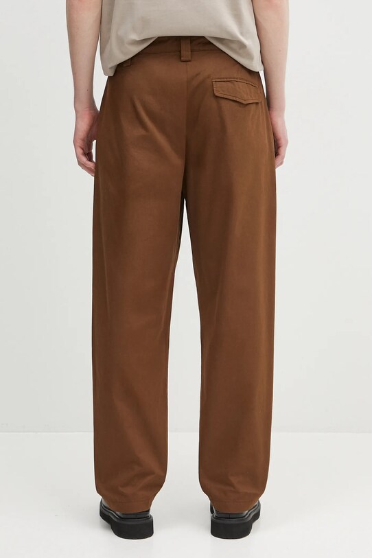 Îmbrăcăminte A.P.C. pantaloni de bumbac Pantalon Renato COGZR.H08428 maro