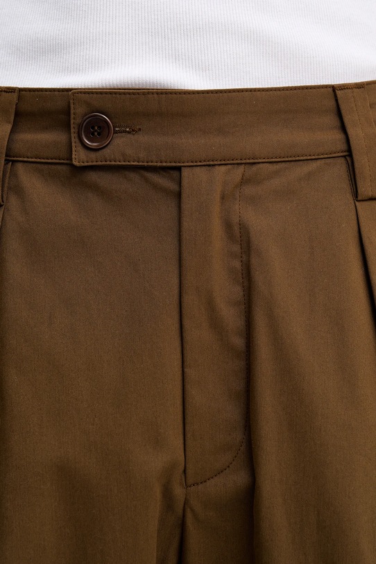 A.P.C. pamut nadrág Pantalon Renato barna COGZR.H08428