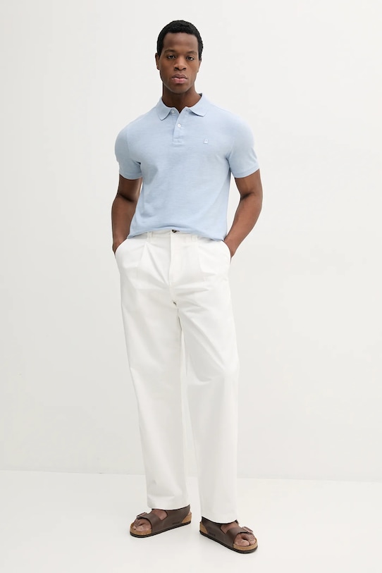 Tommy Hilfiger spodnie bawełniane SAILING MN0MN00016 biały SS25