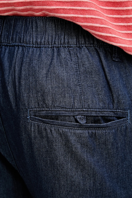 United Colors of Benetton pamut nadrág sötétkék 4DHJUF05K