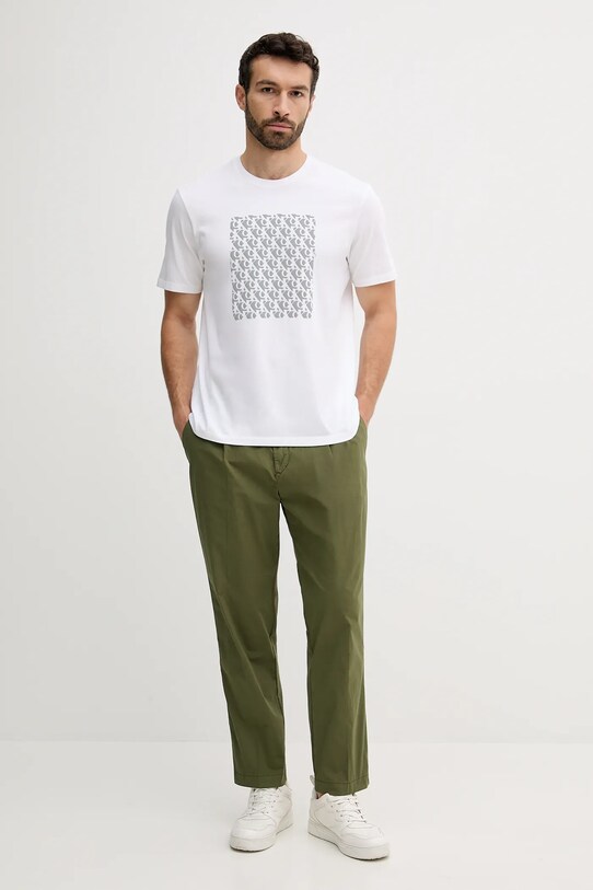 United Colors of Benetton spodnie 462SUF04K zielony SS25