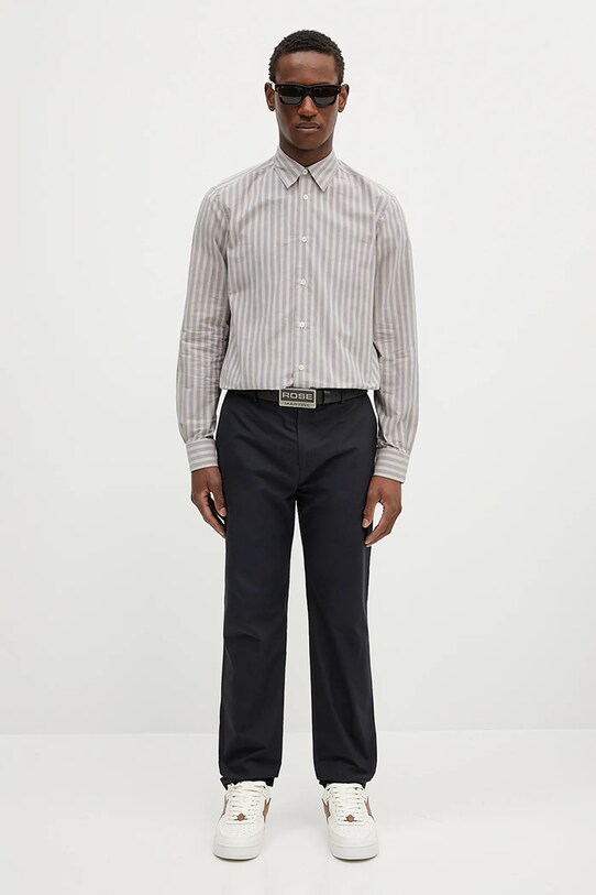 Paul Smith spodnie bawełniane granatowy M1R.055Z.P02630