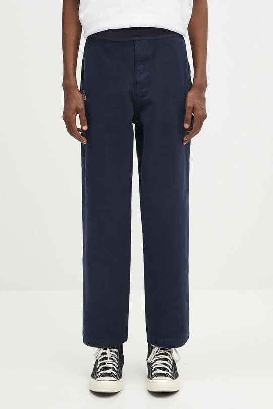 Evisu spodnie bawełniane Classic Worker Chino bawełna granatowy 2ESHTM5PT1063