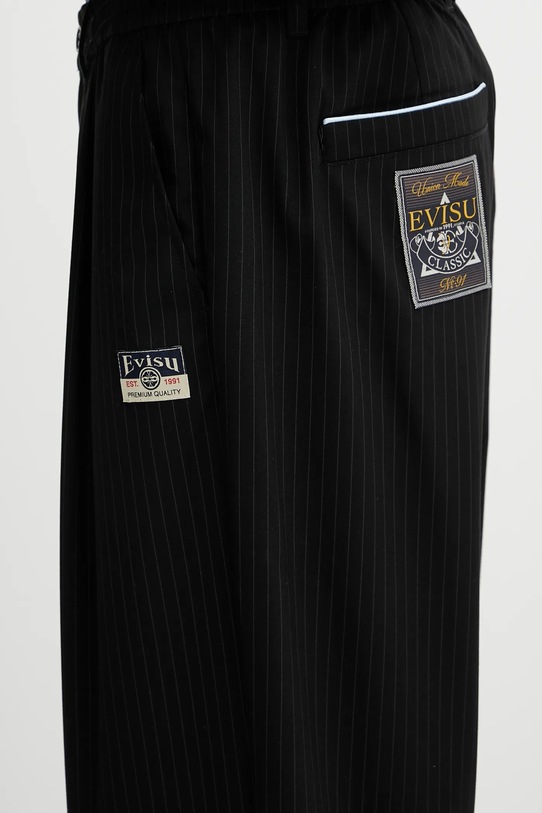 Oblečenie Nohavice Evisu Striped Taper Fit 2ESHTM5PT1061 čierna