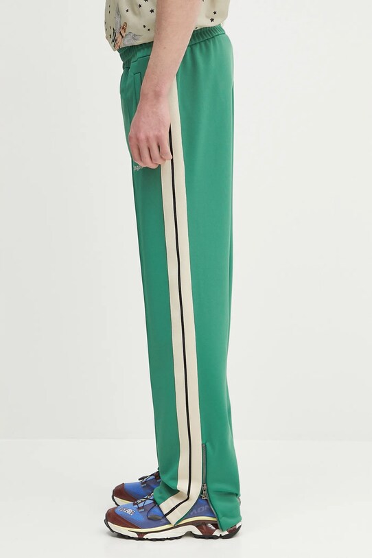 Palm Angels pantaloni de trening Classic Logo Track PMCJ020S25FAB0015703 verde SS25