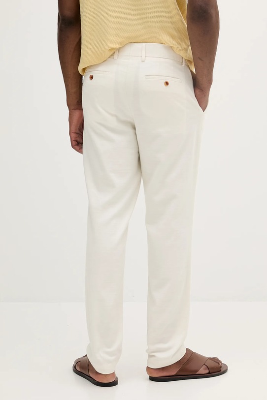 Îmbrăcăminte Sisley pantaloni de bumbac 4GJ0SF057 bej