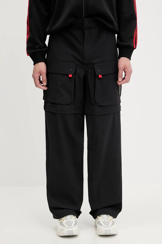 adidas Originals spodnie dresowe x 100T Zip Zip tkanina czarny JM3260