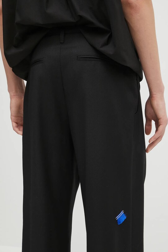 Ader Error spodnie wełniane Apparel-Bottom czarny BO01SSSA0205BK