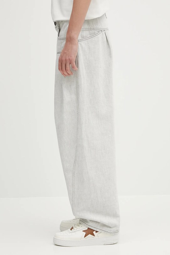 Ader Error jeans Apparel-Bottom BO01SSJE0101WH gri SS25