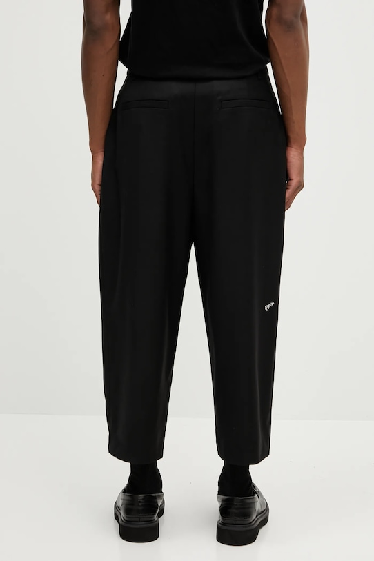 Îmbrăcăminte Ader Error pantaloni de lână Apparel-Bottom BO42FYSA0101BK negru