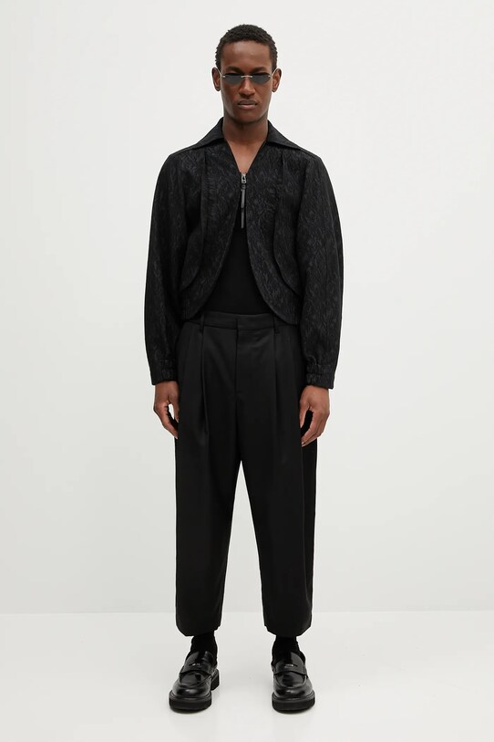 Μάλλινο παντελόνι Ader Error Apparel-Bottom BO42FYSA0101BK μαύρο