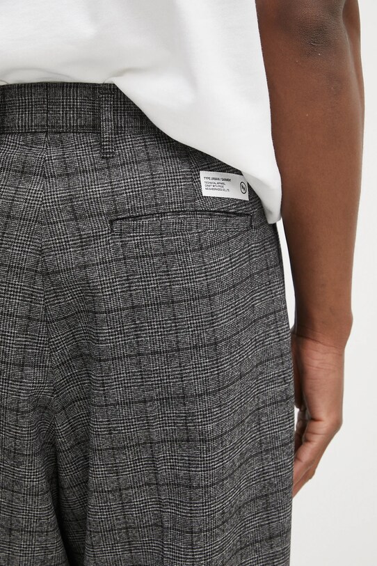NEIGHBORHOOD spodnie Two Tuck Pants czarny 242SPNH.PTM07