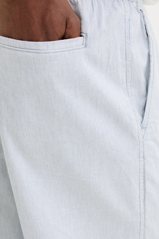 Hollister Co. spodnie z domieszką lnu niebieski KI330.5039.205