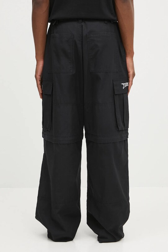 Дрехи Памучен панталон 032C 'Intermission' S25.URW.1001.000 черен