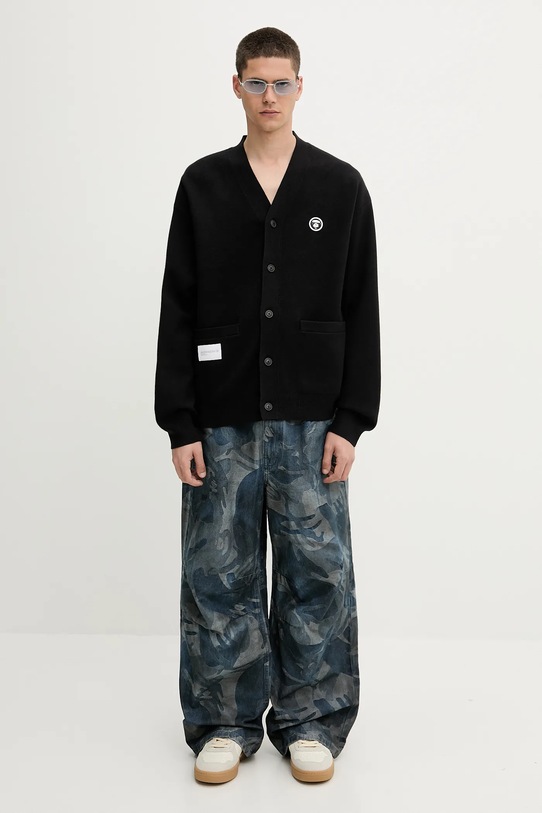 Τζιν παντελόνι AAPE Main Woven AAPPTMB681XAO μπλε