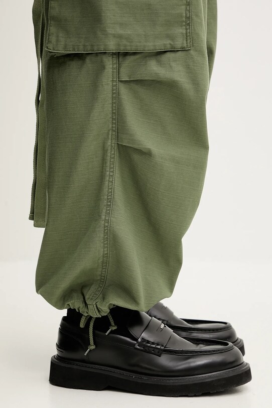 NEIGHBORHOOD spodnie bawełniane Wide Cargo Pants 251SPNH.PTM06