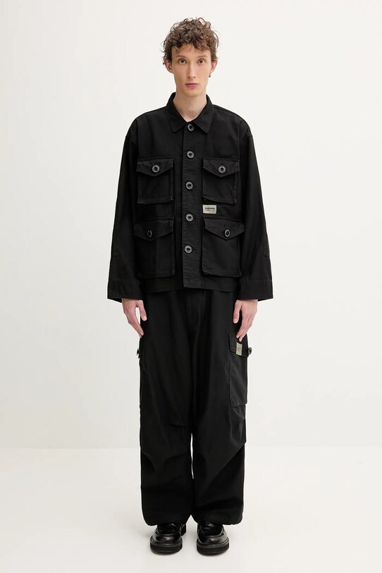 Bavlnené nohavice NEIGHBORHOOD Wide Cargo Pants 251SPNH.PTM06