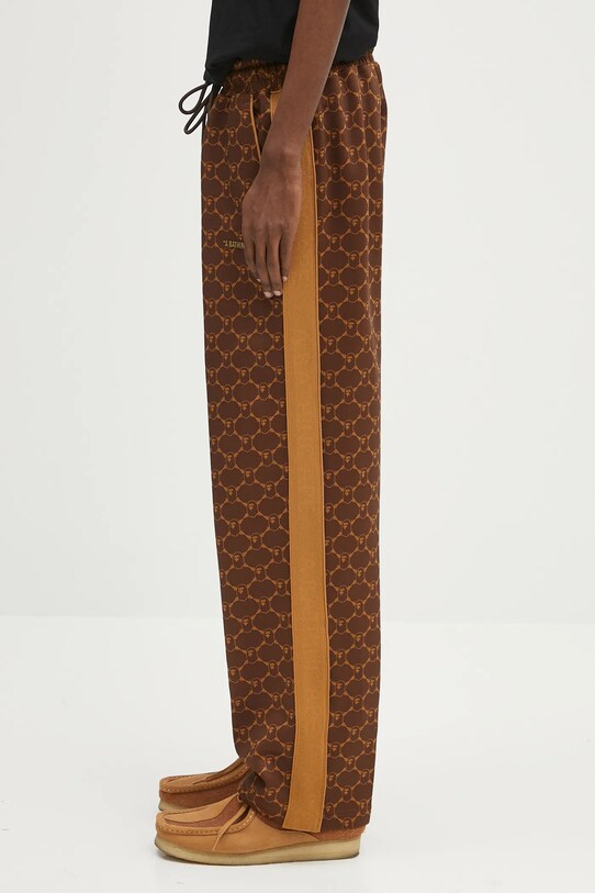 A Bathing Ape joggers College Monogram Relaxed Fit 1L30152311 brown SS25