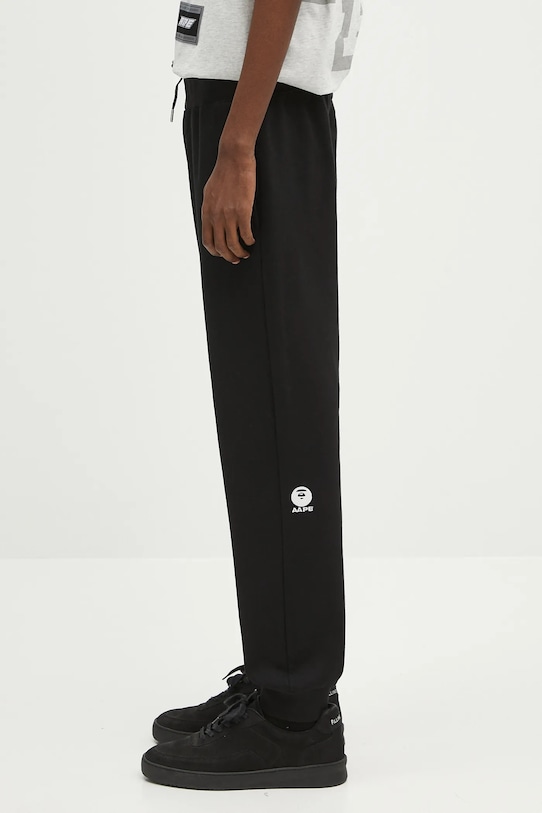 Παντελόνι φόρμας AAPE Main Sweat AAPPTMB637XXN μαύρο SS25