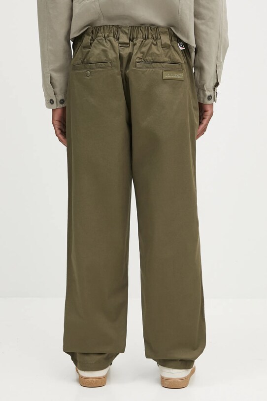 Odjeća Hlače AAPE Now Woven AAPPTMB619XXN zelena