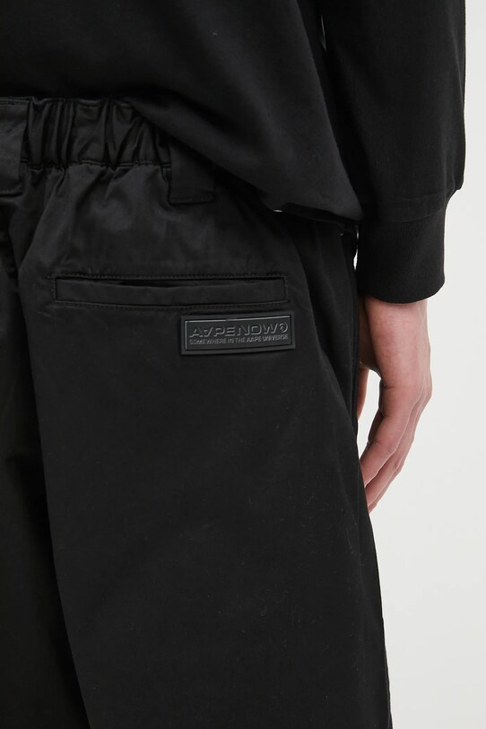 Odjeća Hlače AAPE Now Woven AAPPTMB619XXN crna