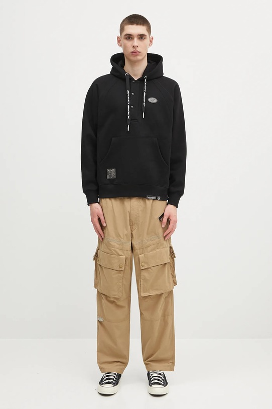 Παντελόνι AAPE Main Woven μπεζ AAPPTMB633XXN