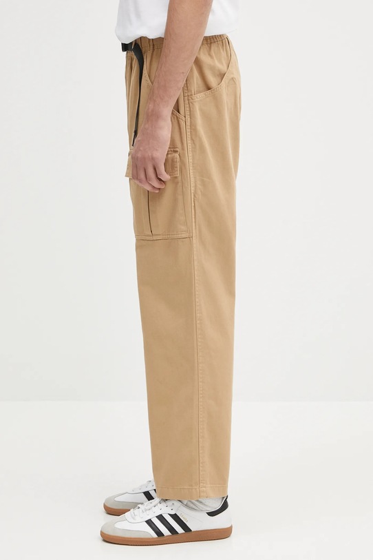 Gramicci spodnie bawełniane Front Cargo Pant G5SM.P089 beżowy SS25