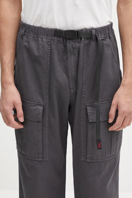 Памучен панталон Gramicci Front Cargo Pant сив G5SM.P089