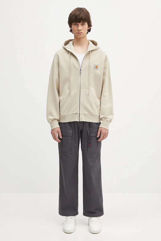 Βαμβακερό παντελόνι Gramicci Front Cargo Pant G5SM.P089 γκρί