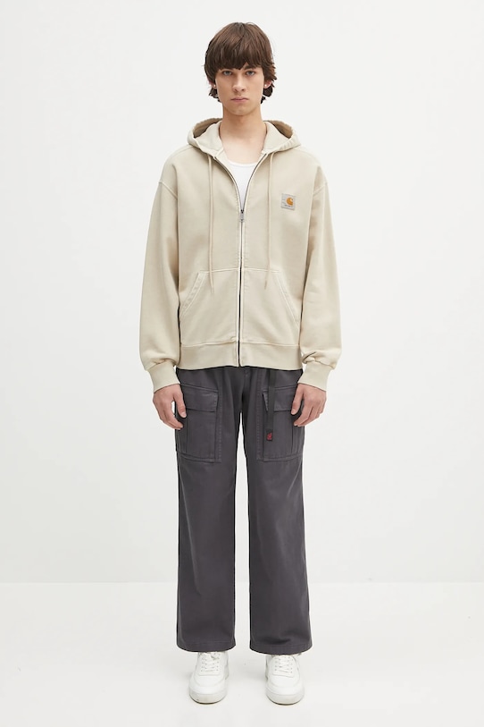 Памучен панталон Gramicci Front Cargo Pant G5SM.P089 сив