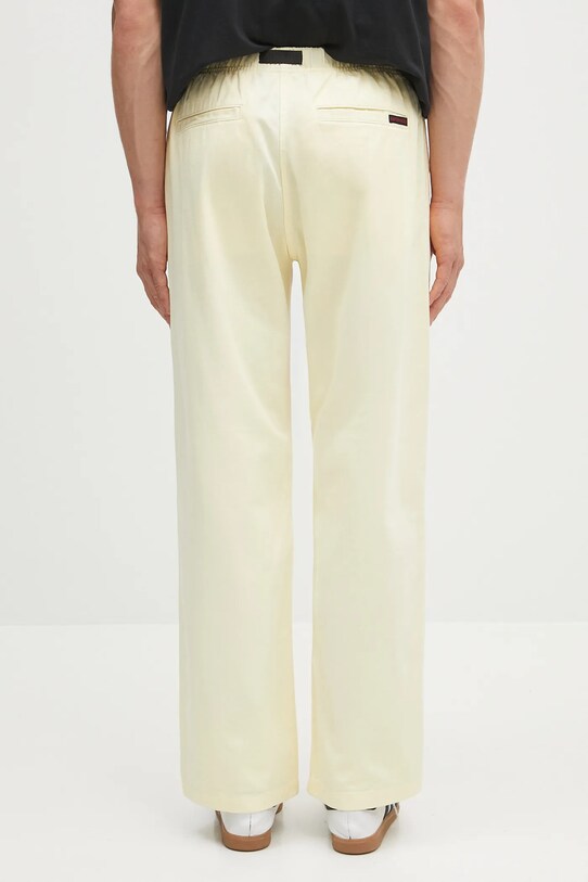 Дрехи Памучен панталон Gramicci Pant Straight Fit G116.OGT жълт