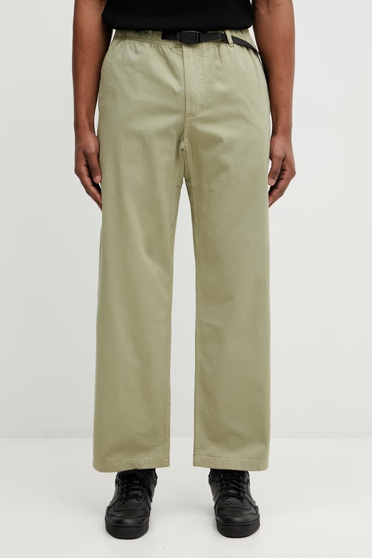 Bavlněné kalhoty Gramicci Pant Straight Fit zelená G116.OGT