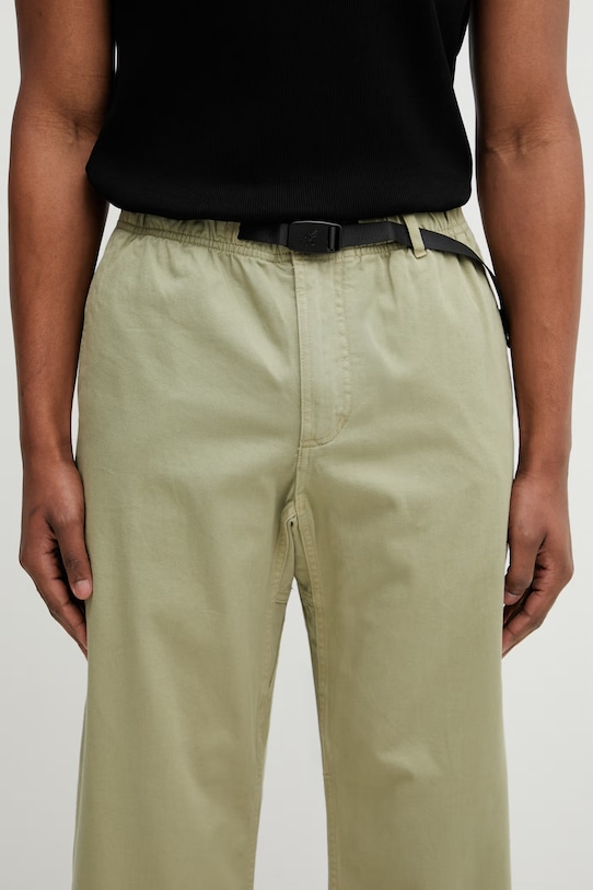 Bavlnené nohavice Gramicci Pant Straight Fit zelená G116.OGT