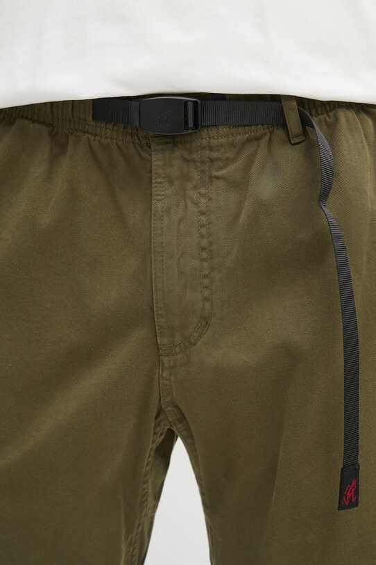 Памучен панталон Gramicci Pant Straight Fit зелен G116.OGT