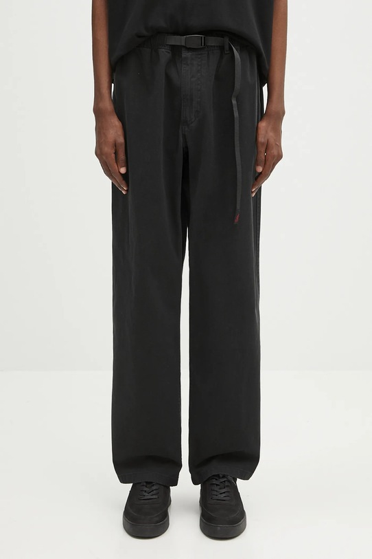Pamučne hlače Gramicci Pant Straight Fit pamuk crna G116.OGT