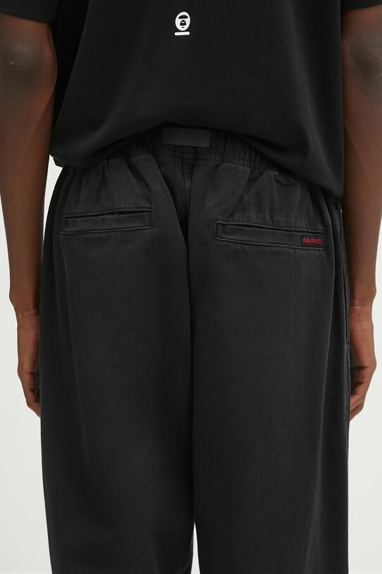 Gramicci spodnie bawełniane Pant Straight Fit czarny G116.OGT