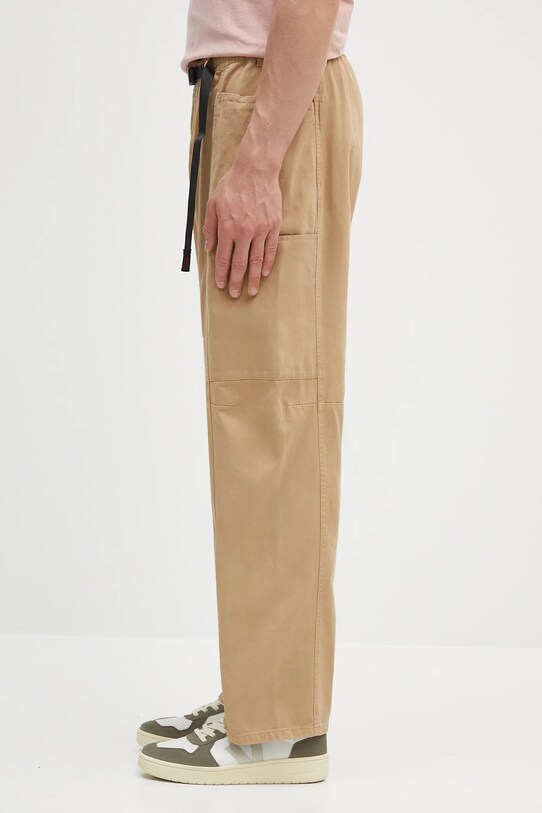 Памучен панталон Gramicci Voyager Pant G5SM.P086 бежов SS25