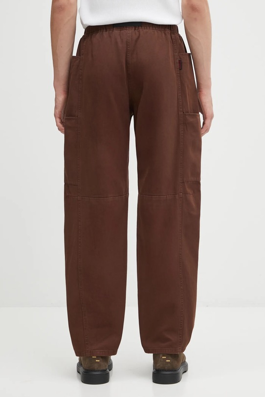 Ρούχα Βαμβακερό παντελόνι Gramicci Voyager Pant G5SM.P086 καφέ
