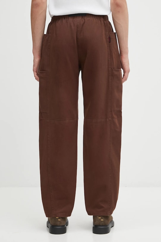 Ρούχα Βαμβακερό παντελόνι Gramicci Voyager Pant G5SM.P086 καφέ
