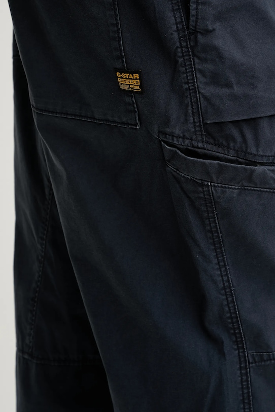 spodnie bawełniane D26196.D387 granatowy