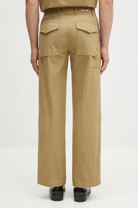 Odzież Helmut Lang spodnie bawełniane FIELD.CARPENTER.COMP P01HM201 zielony